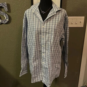Blue Plaid Tommy Hilfiger Button Up